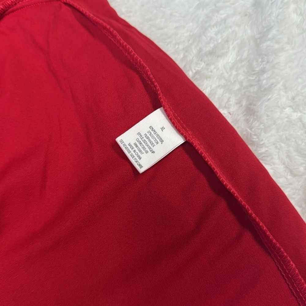 Altar'd State Red High Waist short jumpsuit - Picture 9 of 10
